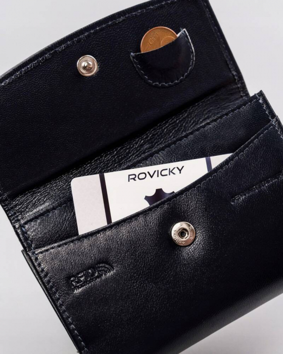 Portofel dama din piele naturala Rovicky PTR-R-RD-40-GCL NA [8]