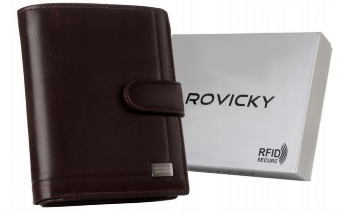 Portofel barbati din piele naturala Rovicky PTR-PC-105L-BAR-9656 BR [12]
