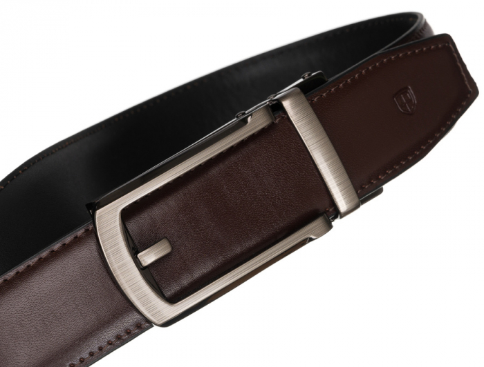 Curea barbati din piele naturala Peterson PTR-PTN AB35-125-01 BRO [5]