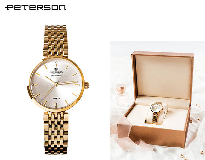 Ceas elegant de dama in stil clasic - Peterson PTR-PTN ZEGAREK-D-55857 [5]