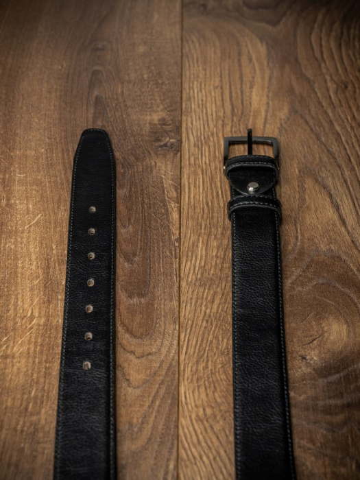 Curea barbati din piele naturala Rovicky PTR-PWN-01-ARS BL [3]