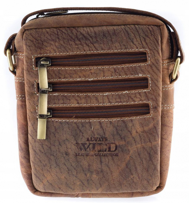 Geanta barbati de umar din piele naturala Always Wild PTR-250-MH-1794 [8]
