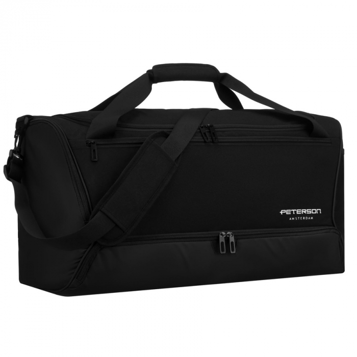 Geantă de călătorie neagră și spațioasă, fabricată din poliester rezistent - Peterson PTR-PTN 95925-6620 BLACK [2]