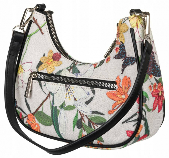 Geantă de damă din piele ecologică cu flori - David Jones PTR-6940-2 [3]