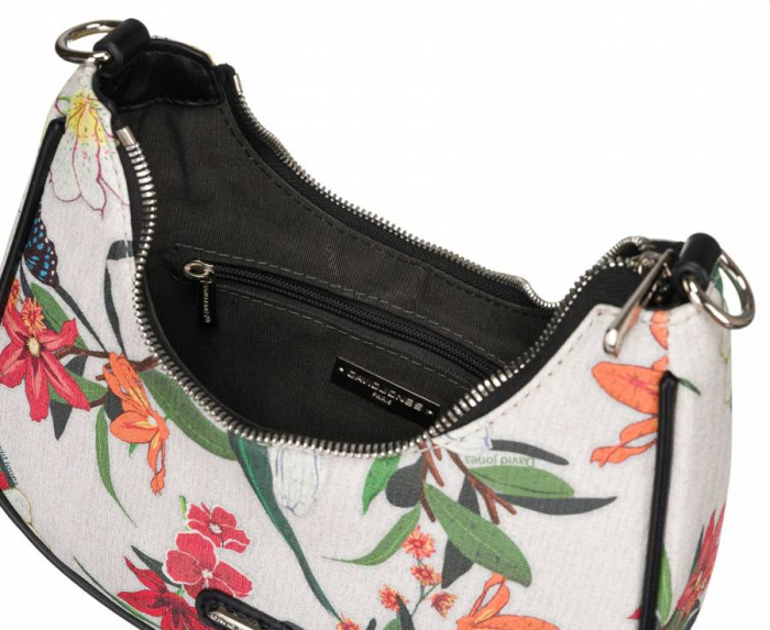 Geantă de damă din piele ecologică cu flori - David Jones PTR-6940-2 [5]