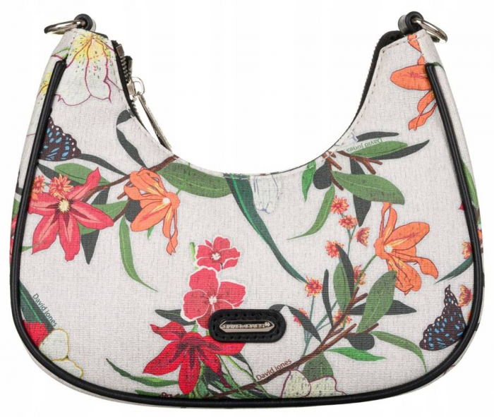 Geantă de damă din piele ecologică cu flori - David Jones PTR-6940-2 [2]
