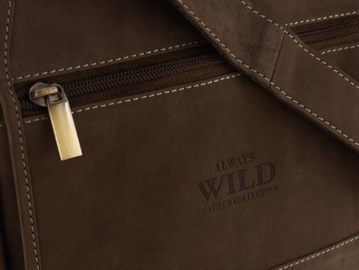 Geanta de umar pentru barbati din piele naturala Always Wild PTR-251L-MH-3237 [5]