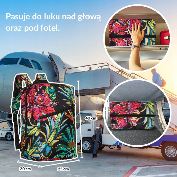 Geantă de voiaj rucsac cu suport pentru valiză - Peterson PTR-PTN PLEC-04 [12]