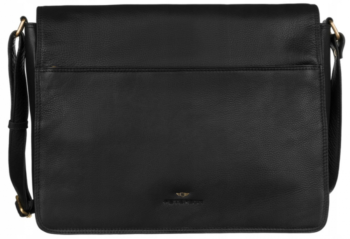 Geantă încăpătoare din piele pentru un laptop de 15 inchi - Peterson PTR-PTN 1725-NDM-8077 BL [2]