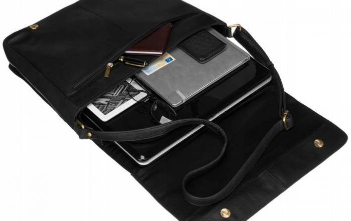 Geantă încăpătoare din piele pentru un laptop de 15 inchi - Peterson PTR-PTN 1725-NDM-8077 BL [8]