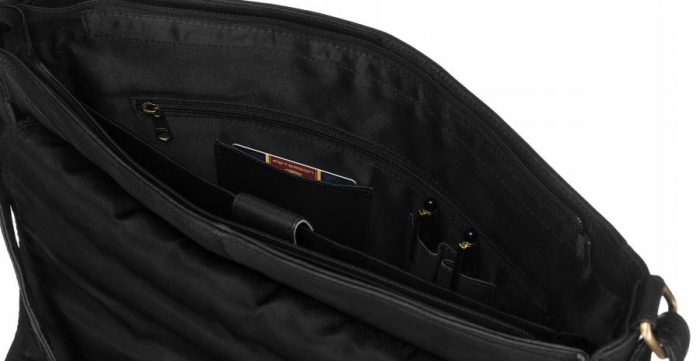 Geantă încăpătoare din piele pentru un laptop de 15 inchi - Peterson PTR-PTN 1725-NDM-8077 BL [4]