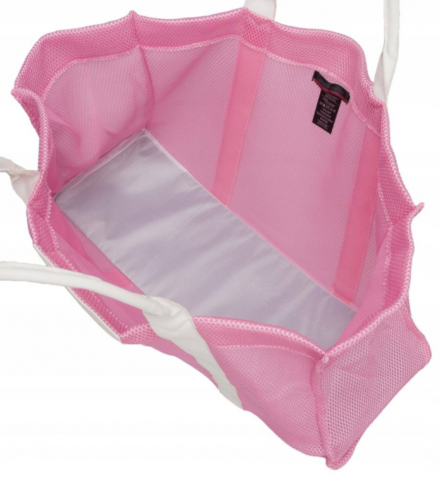 Geantă mare, pliabilă pentru plajă și pentru cumpărături - Pierre Cardin PTR-638 PINK [8]