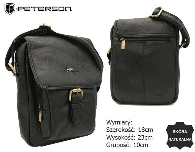 Geanta pentru barbati din piele naturala Peterson PTR-PTN-372-NDM-2678 [10]