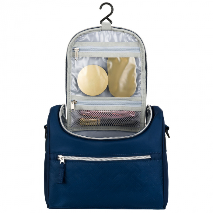 Geantă pentru cosmetice de călătorie din material sintetic bleumarin - Peterson PTR-PTN 24463-3971 NAVY [7]