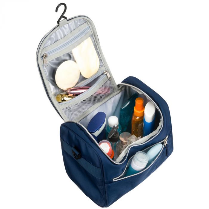 Geantă pentru cosmetice de călătorie din material sintetic bleumarin - Peterson PTR-PTN 24463-3971 NAVY [8]