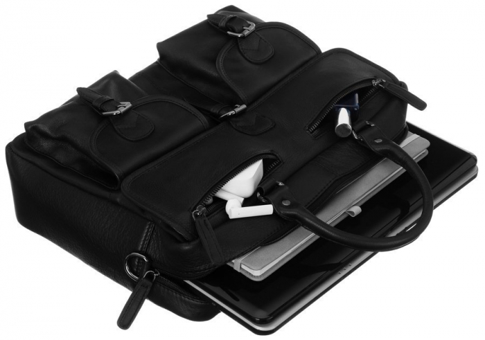 Geanta pentru laptop unisex din piele naturala PTR-LAP-146-NDM-NL [8]