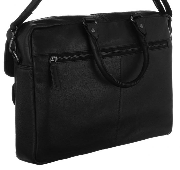 Geanta pentru laptop unisex din piele naturala PTR-LAP-146-NDM-NL [2]