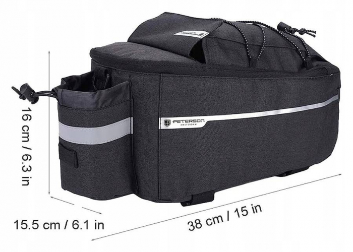 Geanta spațioasă pentru bicicletă - Peterson PTR-PTN ML07-300D [5]