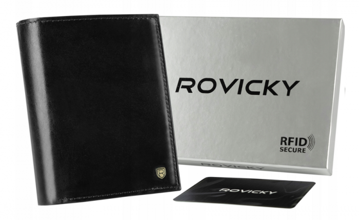 Portofel barbati din piele naturala Rovicky PTR-N62-RVT [2]