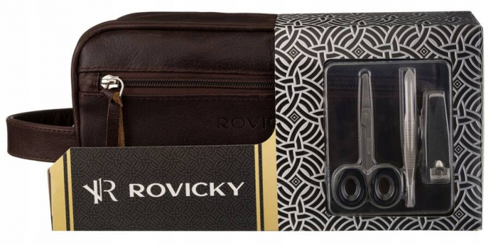 Geanta barbati pentru cosmetice Rovicky PTR-R-297-BGO-4592 BRO [2]