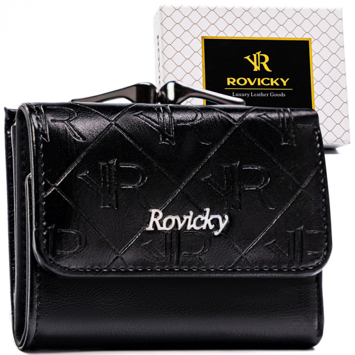 Portofel dama din piele Rovicky PTR-RPX-32-PMT-4711 BL [1]