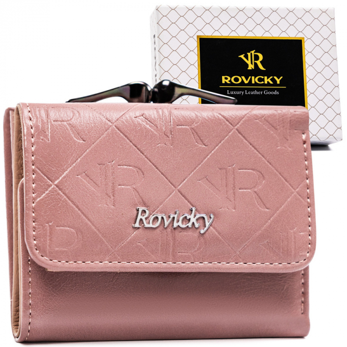 Portofel dama din piele Rovicky PTR-RPX-32-PMT-4728 WROS [1]