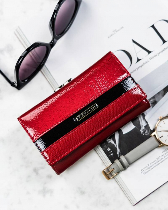 Portofel dama din piele naturala Cavaldi H23-2-SH9-6086 RE [2]