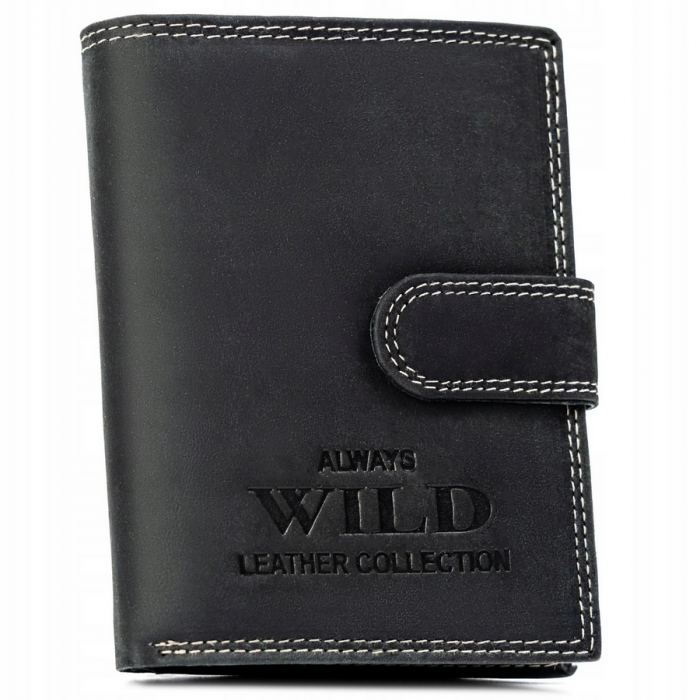 Portofel barbati din piele naturala Always Wild PTR-N4L-CHM-BL BL [1]