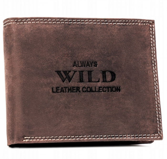 Portofel barbati din piele naturala Always Wild PTR-N992-CHM-BL BRO [1]