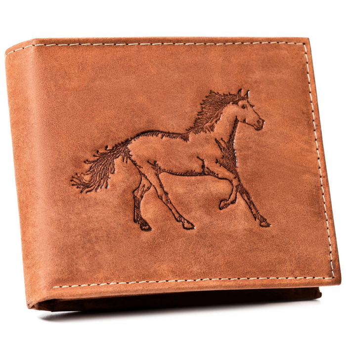 Portofel barbati din piele naturala RFID ALWAYS WILD PTR-N992-CHM-HORSE-BL CO [1]
