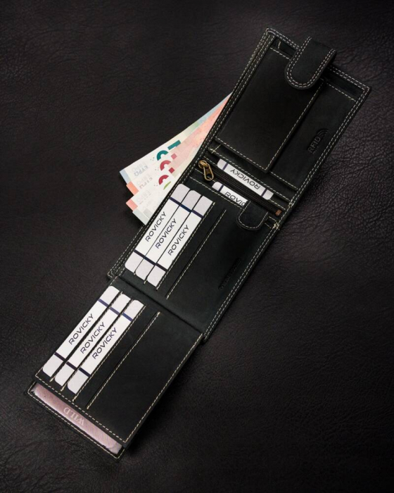 Portofel barbati din piele naturala Always Wild PTR-N992L-CHM-BL BL [8]