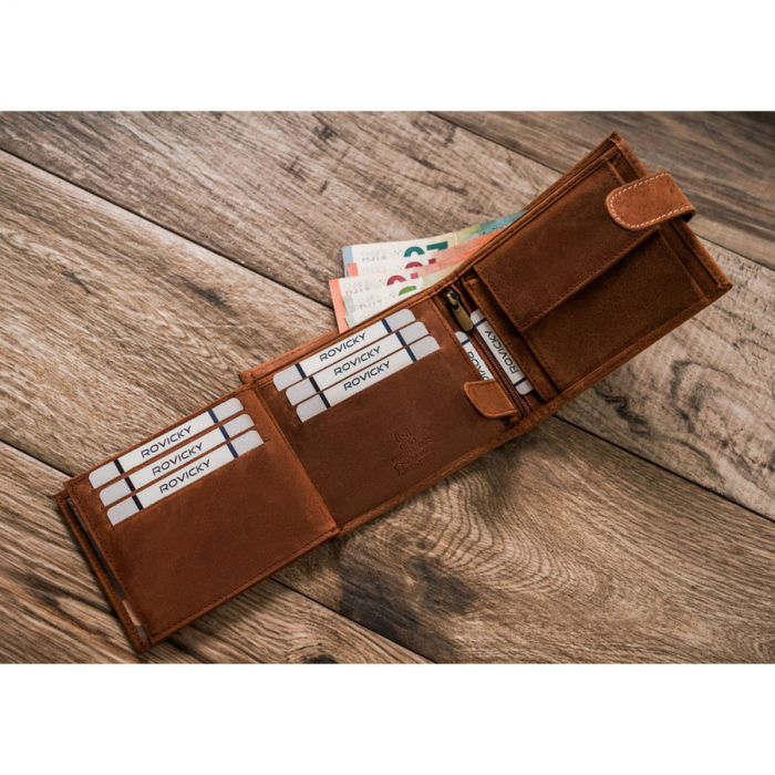 Portofel barbati din piele naturala RFID ALWAYS WILD PTR-N992L-CHM-DEER-BL CO [5]