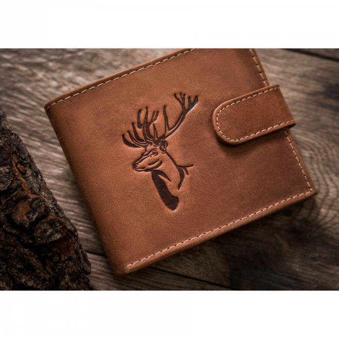 Portofel barbati din piele naturala RFID ALWAYS WILD PTR-N992L-CHM-DEER-BL CO [3]