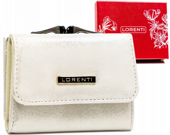 Portofel dama din piele naturala Lorenti PTR-55287-GZ-4584 GOLD [1]