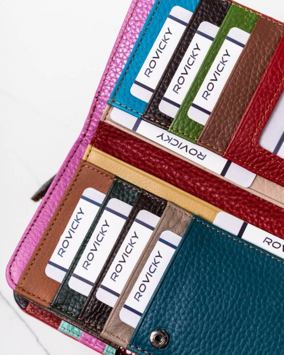 Leather wallet RFID LORENTI 86302 [7]
