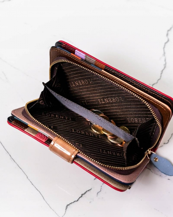Leather wallet RFID LORENTI 86302 [8]