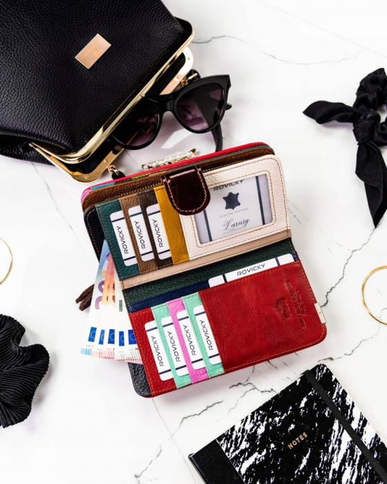Leather wallet RFID LORENTI 86302 [6]