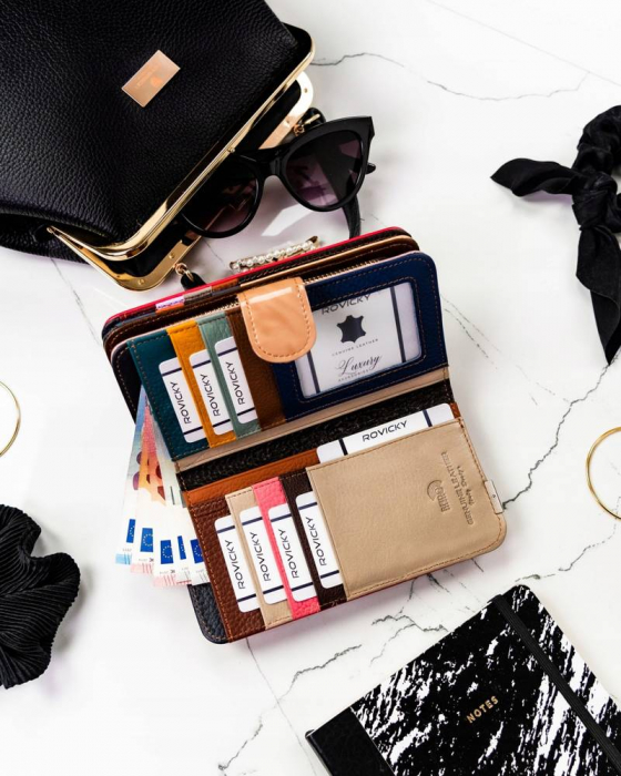 Leather wallet RFID LORENTI 86302 [6]