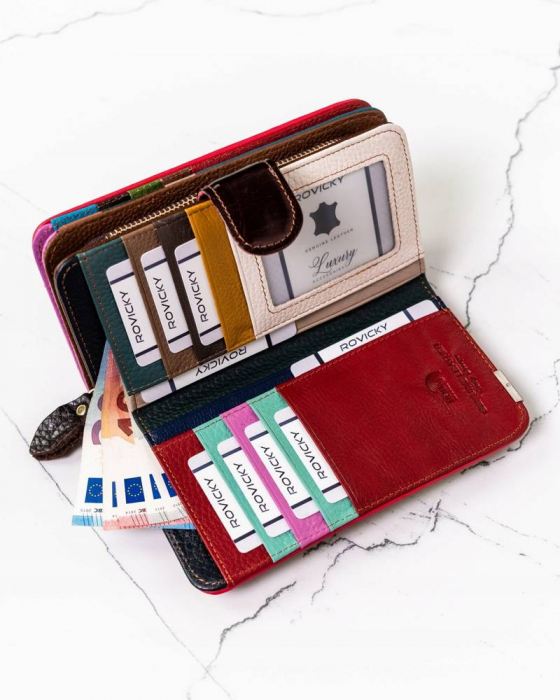 Leather wallet RFID LORENTI 86302 [5]