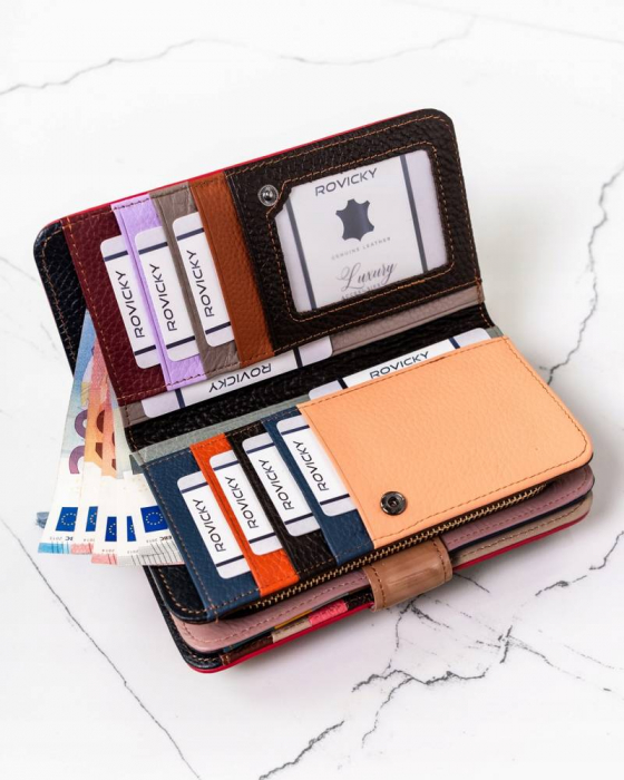 Leather wallet RFID LORENTI 86302 [5]