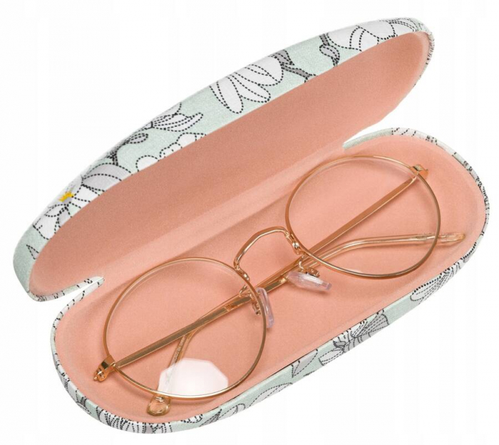 Husa eleganta pentru ochelari din piele ecologica cu model floral - 4U Cavaldi PTR-W-1428-4-BL [5]