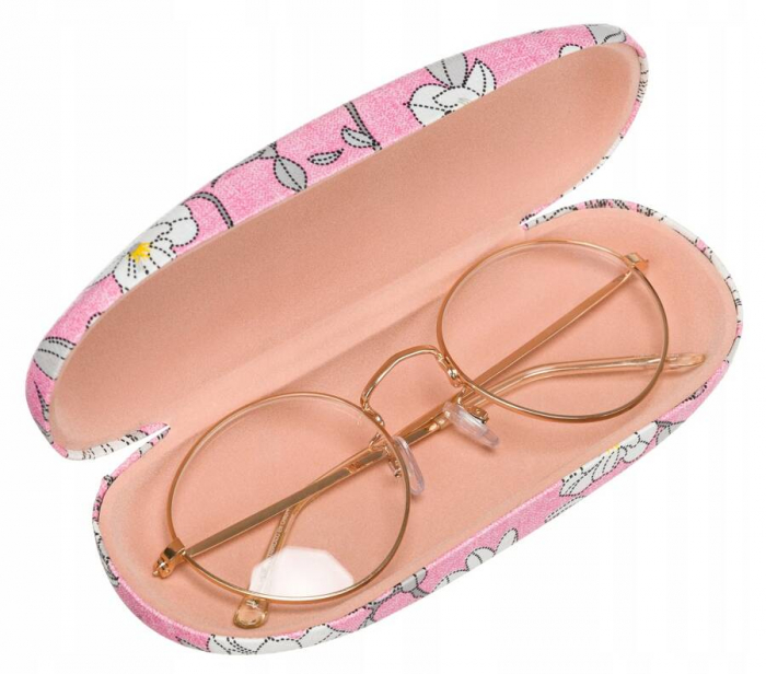 Husa eleganta pentru ochelari din piele ecologica cu model floral - 4U Cavaldi PTR-W-1428-3-BL [5]