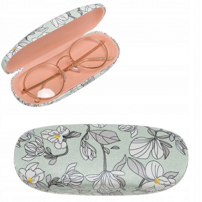 Husa eleganta pentru ochelari din piele ecologica cu model floral - 4U Cavaldi PTR-W-1428-4-BL [1]
