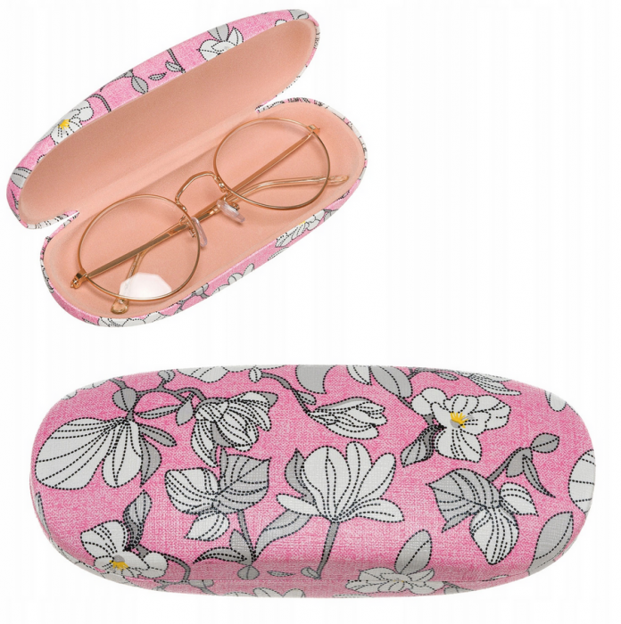 Husa eleganta pentru ochelari din piele ecologica cu model floral - 4U Cavaldi PTR-W-1428-3-BL [1]