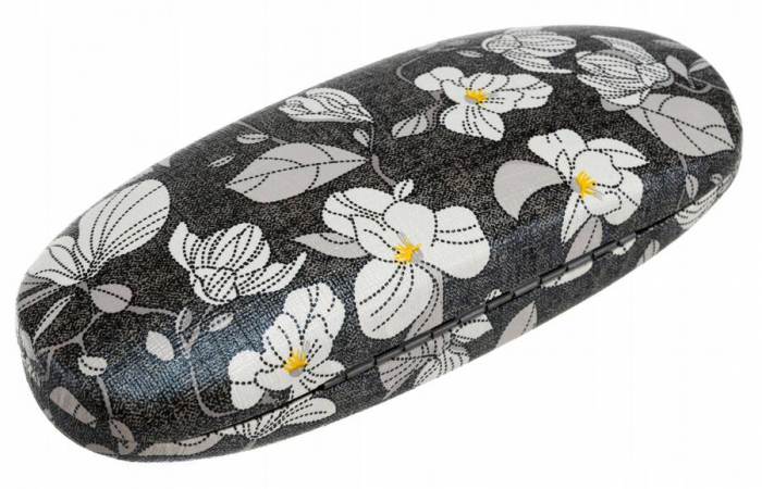 Husa eleganta pentru ochelari din piele ecologica cu model floral - 4U Cavaldi PTR-W-1428-1-BL [3]