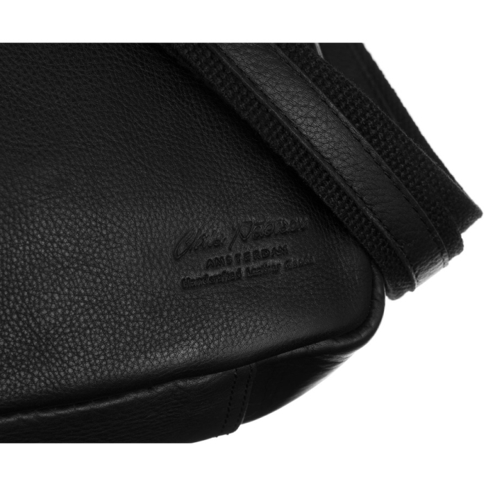 Geantă de laptop pentru bărbați, din piele naturală, de culoare neagră - Peterson PTR-PTN LAP-15601-NDM [16]