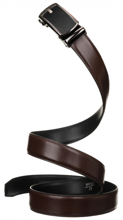 Curea barbati din piele naturala Peterson PTR-PTN AB35 BRO [3]