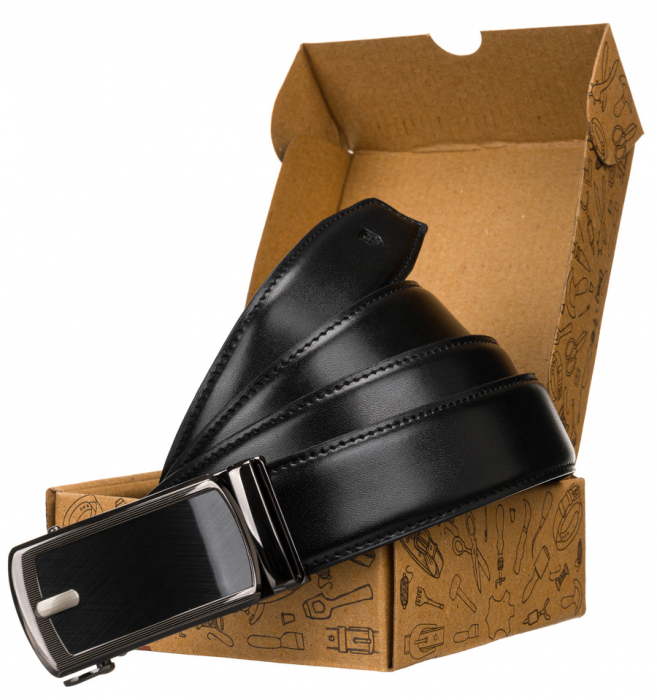 Curea barbati din piele naturala Peterson PTR-PTN AB35-125-02 BL [2]