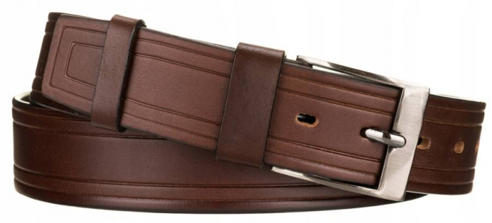 Curea barbati din piele naturala Peterson PTR-PTN PRS-05-G-115-BR [3]