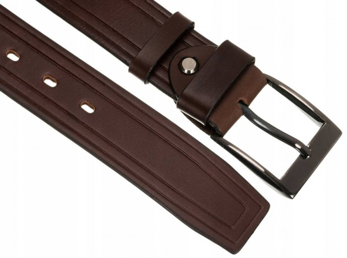 Curea barbati din piele naturala Peterson PTR-PTN PRS-05-G-115-BR [7]